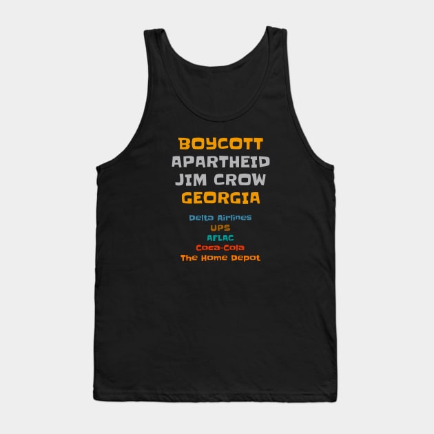 Boycott Georgia Tank Top by INKUBATUR